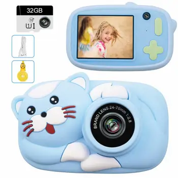 Детская цифровая камера Мини-камера с 2,4-дюймовым экраном 2600 Вт Pixels1080p Hd 6 Типов Фильтров Цифровая камера Для Фотосъемки на открытом воздухе