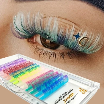 Abonnie Mix Наращивание ресниц с блестками Классические Объемные ресницы с блестками Красочные Инструменты для макияжа Ресницы