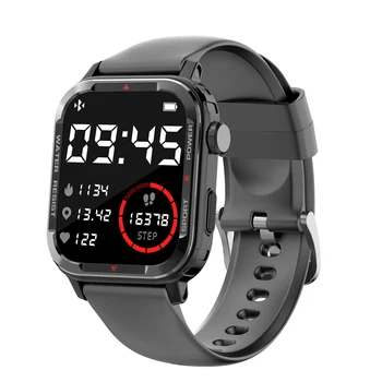 Умные часы с сенсорным экраном 1,85 дюйма, умные часы для телефонов Android iOS, мониторинг состояния кислорода в крови, интеллектуальные часы с напоминанием