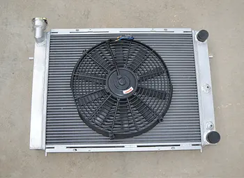 Алюминиевый радиатор + вентилятор для HOLDEN COMMODORE VL RB30 L6 AT / MT 42 мм, хит продаж