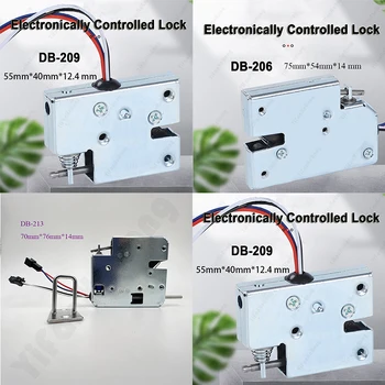 DB-206/209/210/213 Электромагнитный замок электрического шкафа управления постоянного тока, магнитный замок шкафчика на 12 В с сигналом обратной связи, бесплатная доставка