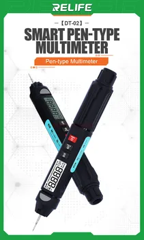 Мультиметр RELIFE DT-02 Smart Pen-типа может измерять различные электронные компоненты, подходящие для измерения сопротивления