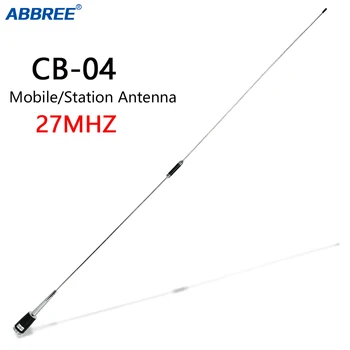 ABBREE CB-04 26-28 МГц Радиоантенна CB 27 МГц 3,5 дБи Разъемы PL259 с Высоким коэффициентом усиления для Портативной Рации CB-27 CB-40M AT-6666 AT-5555N